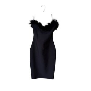 Heiress Beverly Hills | Dresses | Heiress Beverly Hills Black Chiffon Mesh  Corset Flower Drape Mini Dress Size M | Poshmark